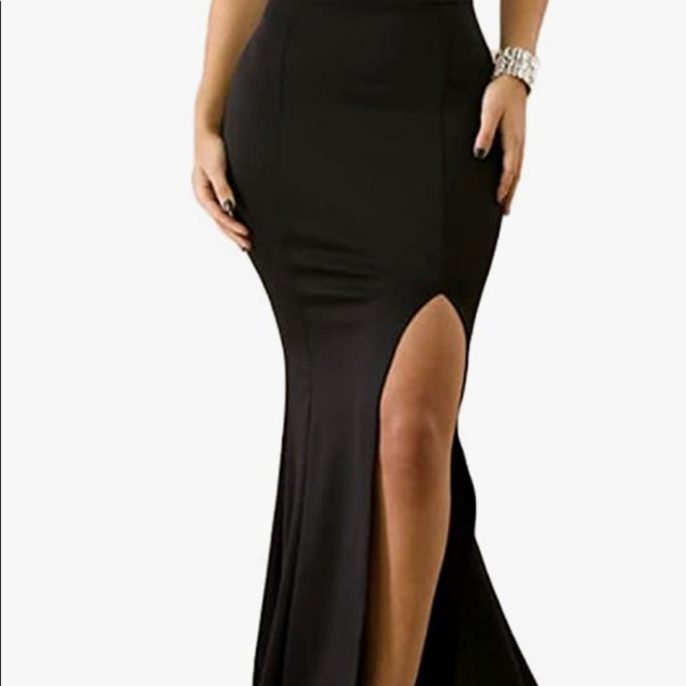 Black evening dress